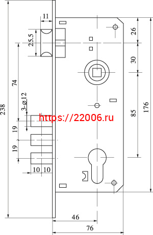 Замок цилиндровый Fuaro (Фуаро) с в комплекте с ручкой LOCKSET.9011 (SET F9011) AB бронза фото 3 Замок цилиндровый Fuaro (Фуаро) с в комплекте с ручкой LOCKSET.9011 (SET F9011) AB бронза фото 3