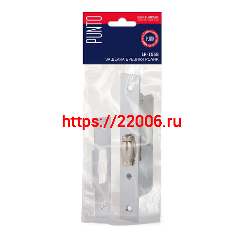 Защелка Punto (Пунто) врезная METLR-155B ролик СP хром фото 2 Защелка Punto (Пунто) врезная METLR-155B ролик СP хром фото 2