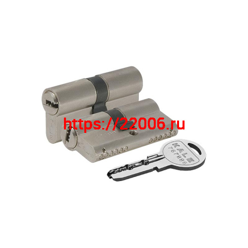 Цилиндровый Kale kilit (Кале килит) механизм 164 SN/90 (40+10+40) mm никель 5 кл.