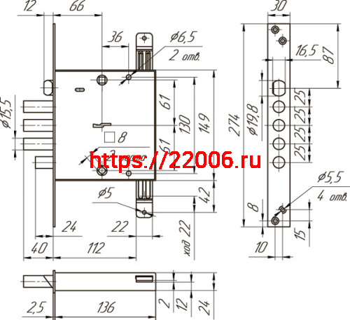 Замок Mettem (Меттэм) врезной сувальдный с защёлкой ЗВ9 144.1.0 с тягами, 5 кл. фото 2 Замок Mettem (Меттэм) врезной сувальдный с защёлкой ЗВ9 144.1.0 с тягами, 5 кл. фото 2