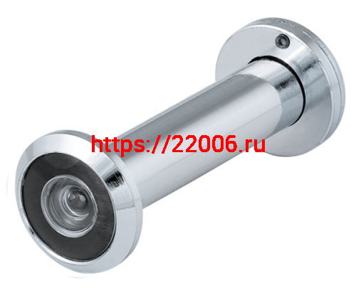 VIEWER Fuaro (Фуаро) 5 DVZ 70x125/25 (оптика пластик, угол обзора 180) CP Хром