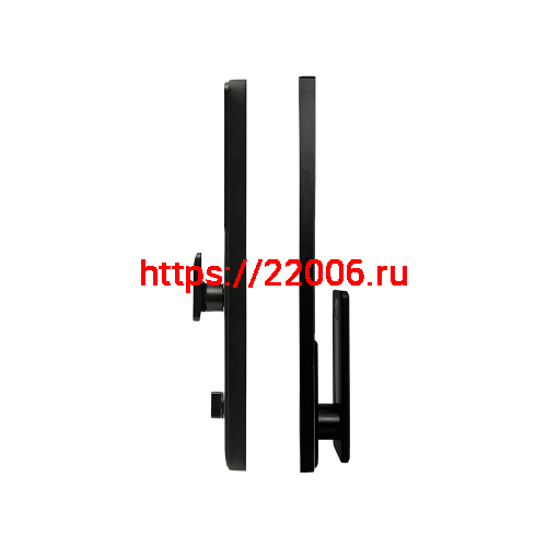 Замок врезной электронный Hogo V07 с распознаванием лица, черный фото 3