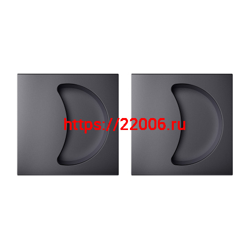 Ручка Armadillo (Армадилло) для раздвижных дверей SH.QUADRO55.010 BPVD-77 вороненый никель Ручка Armadillo (Армадилло) для раздвижных дверей SH.QUADRO55.010 BPVD-77 вороненый никель