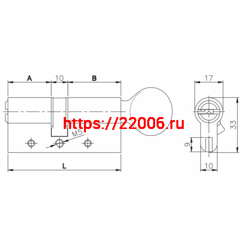 Цилиндровый механизм Kale kilit (Кале килит) с вертушкой 164 DBM-E/80 (35+10+35) mm никель 5 кл. фото 2 Цилиндровый механизм Kale kilit (Кале килит) с вертушкой 164 DBM-E/80 (35+10+35) mm никель 5 кл. фото 2