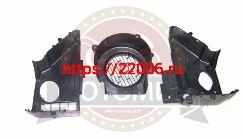 Кожух охлаждения цилиндра 4х такт. в сборе GY6-125/150 см3 152QMI, 157QMJ (+кожух крыльчатки 94695) фото 2