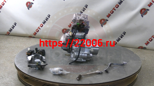 Двигатель 4т. 200 см3 165FML (CBB200) (с балансирным валом)1-N-2-3-4 (ZONGSHEN) фото 4