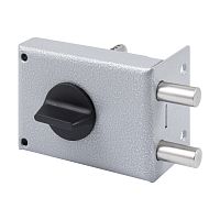 Замок Omega (Омега) накладной цилиндровый ЗН1-1.2 ГЛ серый, 5 кл.