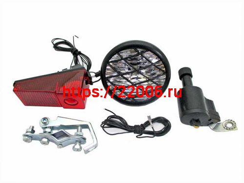 Динамо + фара + стопсигнал ВЕЛО Динамо + фара + стопсигнал ВЕЛО