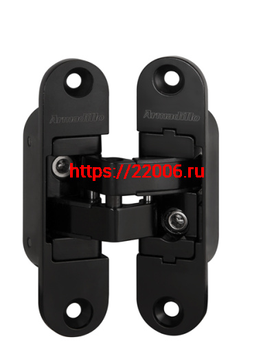 Петля Armadillo (Армадилло) скрытой установки U3D4200R BL правая (Architect 3D-ACH 40) черный 40 кг