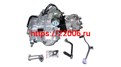 Двигатель 70см3 147FMB механическое сцепление, (карбюратор, CDI, кат.заж.)