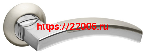 Ручка Fuaro (Фуаро) раздельная R.RM54.ACCORD (ACCORD RM) SN/CP-3 матовый никель/хром Ручка Fuaro (Фуаро) раздельная R.RM54.ACCORD (ACCORD RM) SN/CP-3 матовый никель/хром