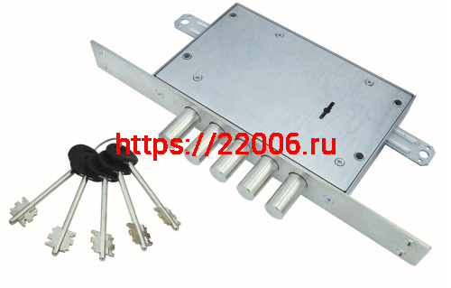 Замок Mettem (Меттэм) врезной сувальдный ЗВ8 341.1.1 с тягами, 5 кл. (ключ 60 мм) фото 2 Замок Mettem (Меттэм) врезной сувальдный ЗВ8 341.1.1 с тягами, 5 кл. (ключ 60 мм) фото 2