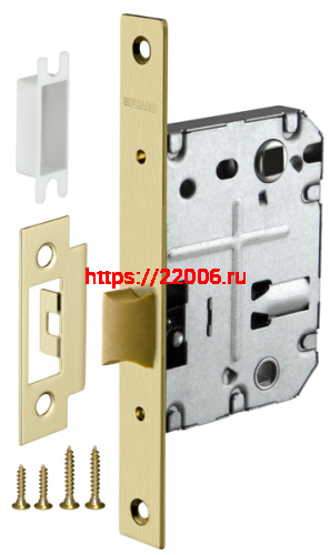 Защелка Fuaro (Фуаро) врезная PLASTP72-50 (P72-50) SG мат.золото Защелка Fuaro (Фуаро) врезная PLASTP72-50 (P72-50) SG мат.золото