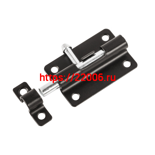 Шпингалет Ajax (Аякс) мебельный металлический SPD60х30 BL черный фото 4 Шпингалет Ajax (Аякс) мебельный металлический SPD60х30 BL черный фото 4