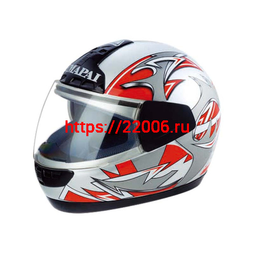 Мотошлем YM-801А серый (XS) Мотошлем YM-801А серый (XS)