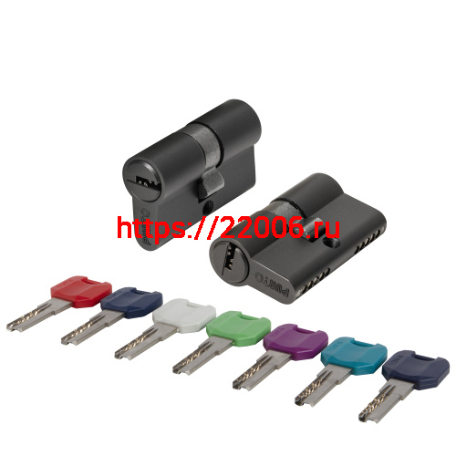 Цилиндровый Punto (Пунто) механизм MaxPro7000Key 52mm (21+10+21) BL черный 7key