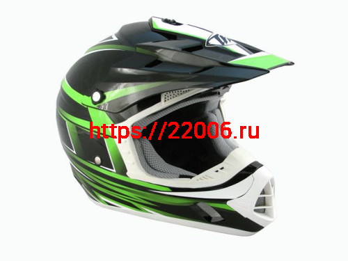 Мотошлем THH TX-12 №17 black/ green (S)