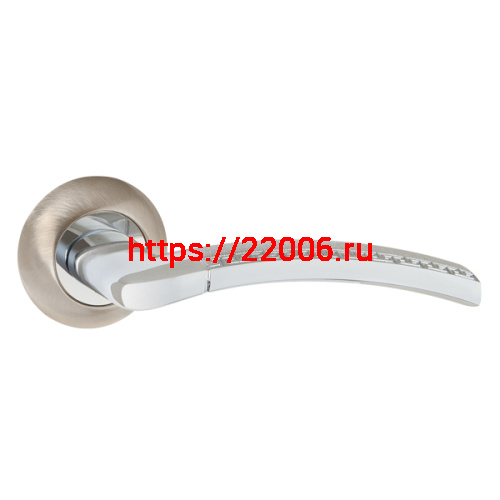 Ручка Punto (Пунто) раздельная GEFEST TL SN/CP-3 матовый никель/хром Ручка Punto (Пунто) раздельная GEFEST TL SN/CP-3 матовый никель/хром