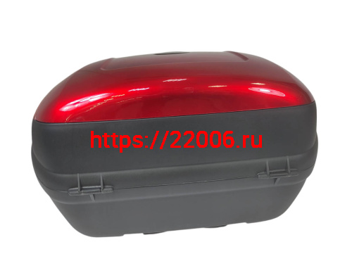 Кофр задний пластик JX А-888, 43 л., черно-красный фото 4 Кофр задний пластик JX А-888, 43 л., черно-красный фото 4
