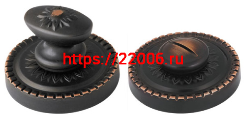 Ручка Armadillo (Армадилло) поворотная WC-BOLT BK6 CL/HD ABL-18 Темная медь Ручка Armadillo (Армадилло) поворотная WC-BOLT BK6 CL/HD ABL-18 Темная медь