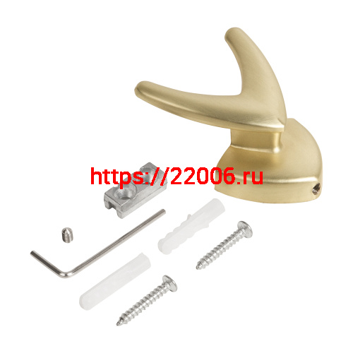 Крючок Ajax (Аякс) настенный MB-LM/K-003 SG матовое золото фото 4 Крючок Ajax (Аякс) настенный MB-LM/K-003 SG матовое золото фото 4