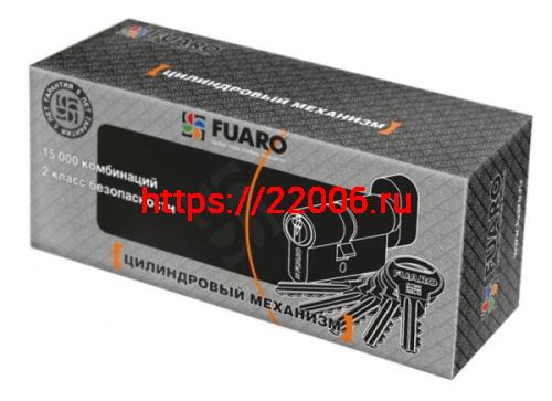 Цилиндровый механизм Fuaro (Фуаро) с вертушкой R302/70 mm (30+10+30) PB латунь 5 кл. фото 2 Цилиндровый механизм Fuaro (Фуаро) с вертушкой R302/70 mm (30+10+30) PB латунь 5 кл. фото 2