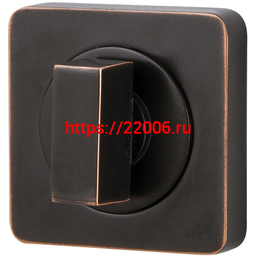 Ручка Armadillo (Армадилло) поворотная WC-BOLT BK6/SQ-21ABL-18 Темная медь Ручка Armadillo (Армадилло) поворотная WC-BOLT BK6/SQ-21ABL-18 Темная медь