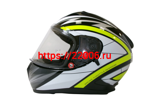 Шлем TVS RACING (Индия) STREET D/V BLACK YELLOW размер L, + пинлок в комплекте, очки фото 2 Шлем TVS RACING (Индия) STREET D/V BLACK YELLOW размер L, + пинлок в комплекте, очки фото 2