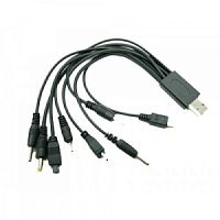 BS-1008 Переходник USB для зарядки сотовых (10 разьемов) Орбита