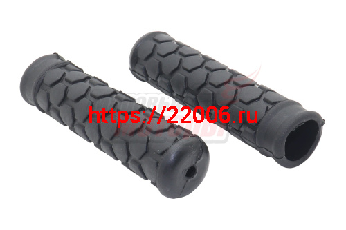 Ручки руля Вело 120мм (пара) черные