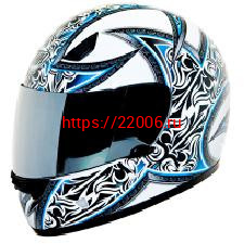 Мотошлем THH TS-38 №4 white/ blue (M) Мотошлем THH TS-38 №4 white/ blue (M)