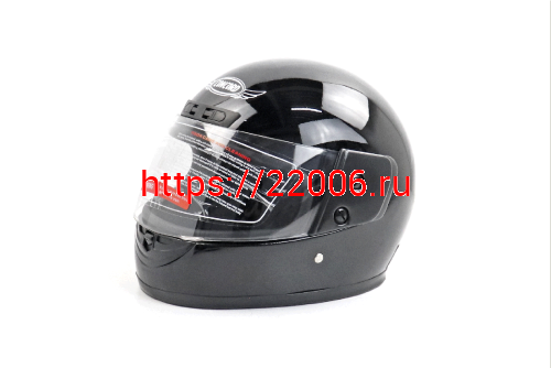 Шлем CONCORD XZF03 чёрный глянцевый ОДНОЦВЕТНЫЙ "S,M,L,XL,XXL" (интеграл) фото 2