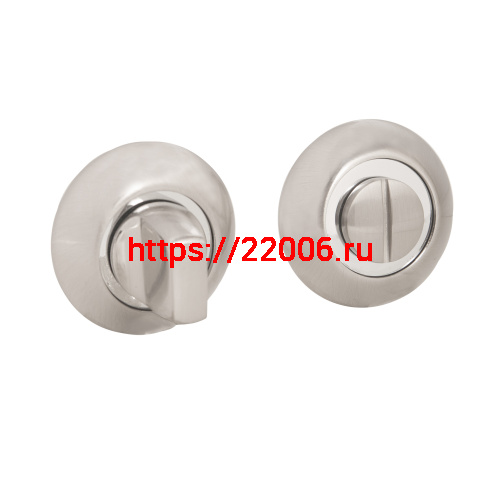 Ручка Fuaro (Фуаро) поворотная BK6.R.RM54 (BK6 RM) SN/CP-3 матовый никель/хром Ручка Fuaro (Фуаро) поворотная BK6.R.RM54 (BK6 RM) SN/CP-3 матовый никель/хром