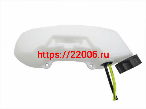 Бензобак (бак топливный) в сборе для триммера 33сс Бензобак (бак топливный) в сборе для триммера 33сс