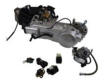 Двигатель скутер 4х такт. GY6-150 157QMJ 150 см3 19 шл.