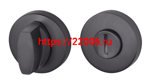 Ручка Armadillo (Армадилло) поворотная BK6.R.URB52 (WC-BOLT BK6/URB) BPVD-77 вороненый никель Ручка Armadillo (Армадилло) поворотная BK6.R.URB52 (WC-BOLT BK6/URB) BPVD-77 вороненый никель