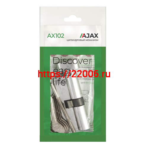 Цилиндровый Ajax (Аякс) механизм (AX102/70) AX1002Knob70 (30+10+30)/HD CP хром 4Key с вертушкой фото 2 Цилиндровый Ajax (Аякс) механизм (AX102/70) AX1002Knob70 (30+10+30)/HD CP хром 4Key с вертушкой фото 2