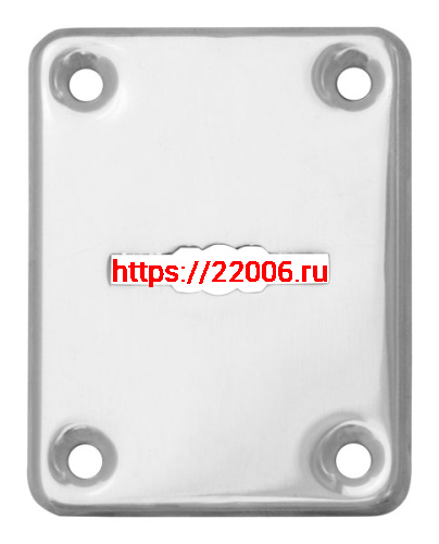 Декоративная Fuaro (Фуаро) накладка ESC082-CP-8 (ХРОМ) на сувальдный замок (1шт) (нерж. сталь)