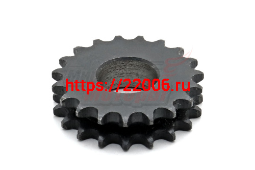 Звездочка Буран заднего хода 2х рядная (110602052) Звездочка Буран заднего хода 2х рядная (110602052)