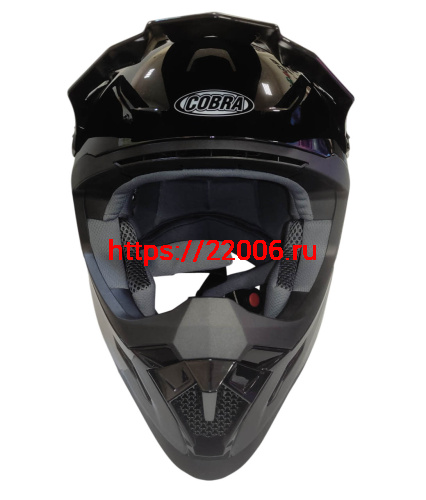 Шлем кроссовый COBRA EC H333, черный, размер M фото 3