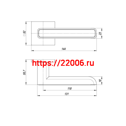 Ручка Punto (Пунто) раздельная K.ARC.Q52.MARS SN/WH-19 матовый никель/белый фото 2 Ручка Punto (Пунто) раздельная K.ARC.Q52.MARS SN/WH-19 матовый никель/белый фото 2
