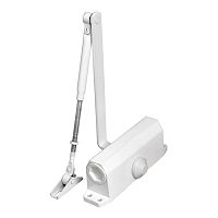 Доводчик Ajax (Аякс) дверной DCTR50-100 (TDR-100) 50-100кг WH белый