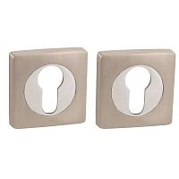 Накладка Ajax (Аякс) под цилиндр ET.K.JK51 (ET JK) SN/CP-3 матовый никель/хром