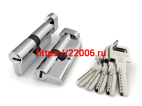 Цилиндровый Fuaro (Фуаро) механизм (R602/90) R6002Knob90(40+10+40) CP хром 5Key с вертушкой Цилиндровый Fuaro (Фуаро) механизм (R602/90) R6002Knob90(40+10+40) CP хром 5Key с вертушкой
