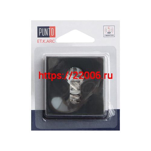 Накладка Punto (Пунто) под цилиндр ET.K.ARC.Q52 (ET ARC) BL-24 черный фото 2