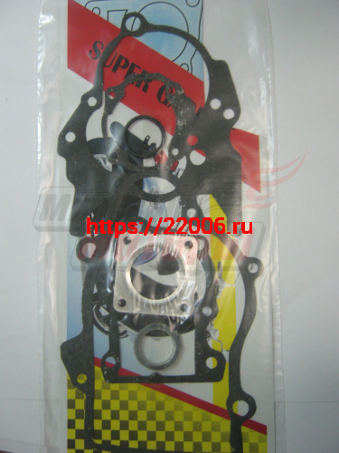 Набор прокладок двигателя HONDA TACT50 большой (7 шт) (Россия) Набор прокладок двигателя HONDA TACT50 большой (7 шт) (Россия)