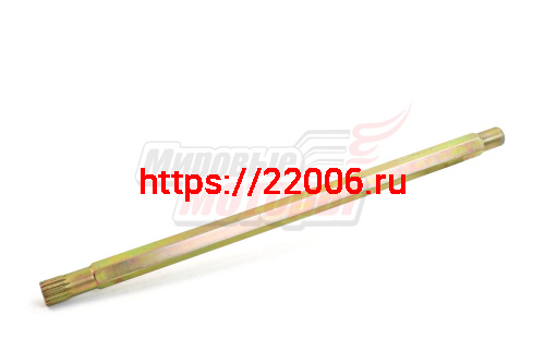 Вал ведущий Тайга голый (С40200521) (крупный шлиц, 700мм) Вал ведущий Тайга голый (С40200521) (крупный шлиц, 700мм)