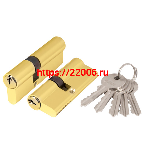 Цилиндровый Ajax (Аякс) механизм (AX100/60) AX1000Key60 (25+10+25) PB латунь Цилиндровый Ajax (Аякс) механизм (AX100/60) AX1000Key60 (25+10+25) PB латунь