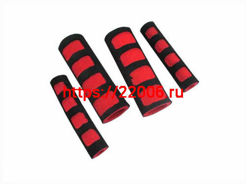 Ручка руля поролоновая красная Ручка руля поролоновая красная