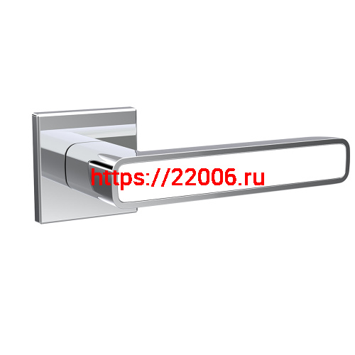 Ручка Punto (Пунто) раздельная K.ARC.Q52.MARS CP/WH-19 хром/белый Ручка Punto (Пунто) раздельная K.ARC.Q52.MARS CP/WH-19 хром/белый